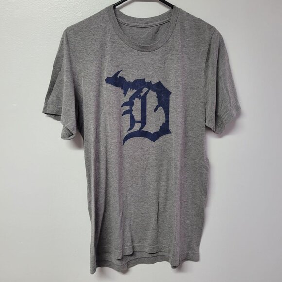 Detroit Tigers Tee Shirt Soft No Tags Gray Baseball Adult Small Mens Michigan - Picture 7 of 7
